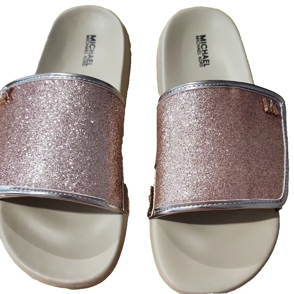 Michael Kors Pink‎ Glitter Sandals